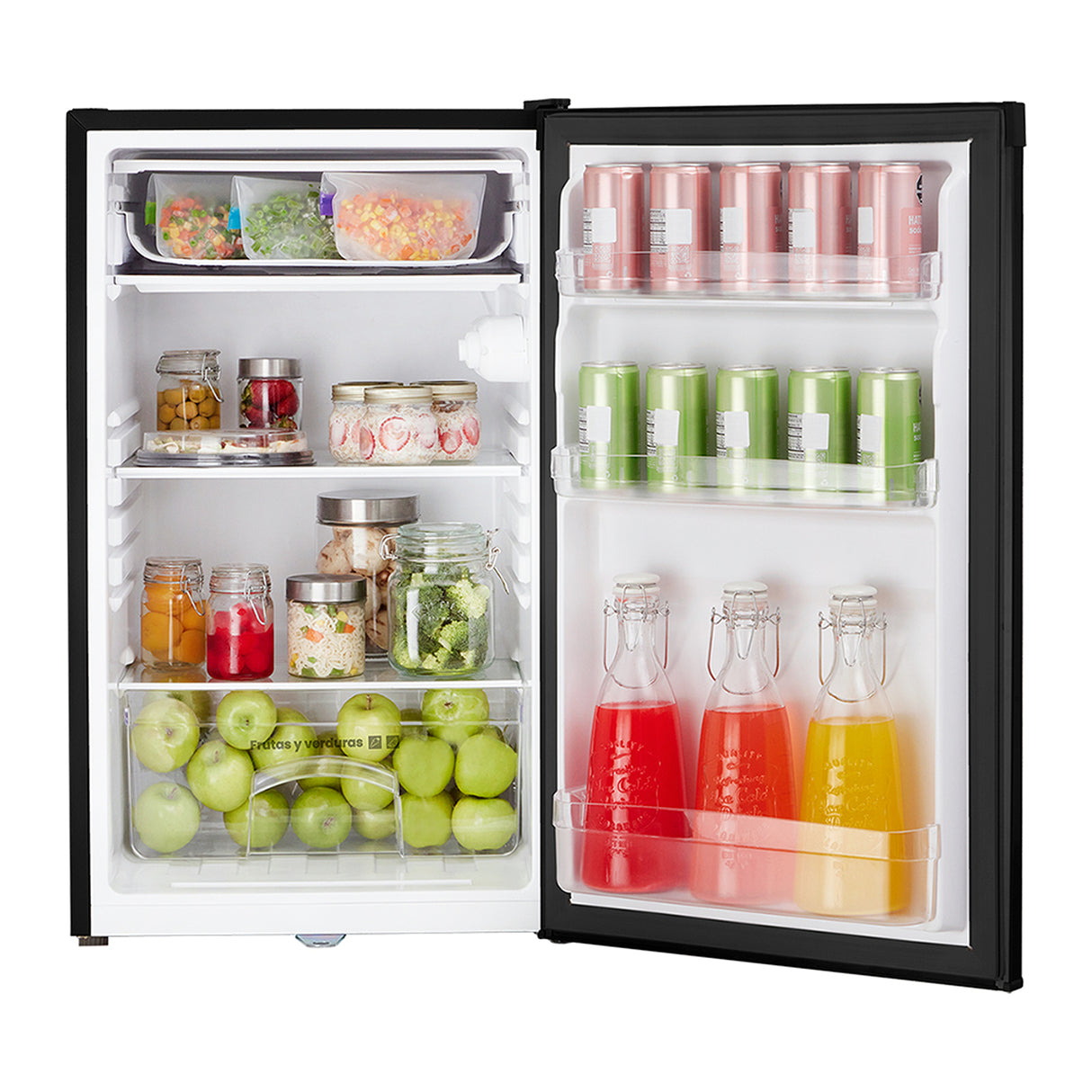 Mini Bar No Frost Haceb Negro 49.3x84.2cm de 122 Litros - MINIBAR | Bylmo