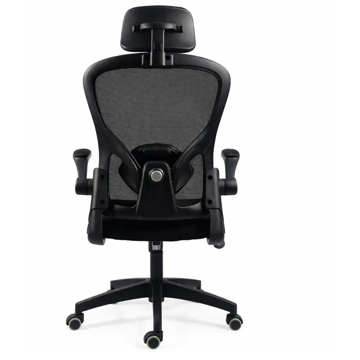 Silla Gerencial Negro 61x124cm con Apoya Brazos con Soporte Lumbar y con Apoya Cabezas - SILLAS DE OFICINA | Bylmo