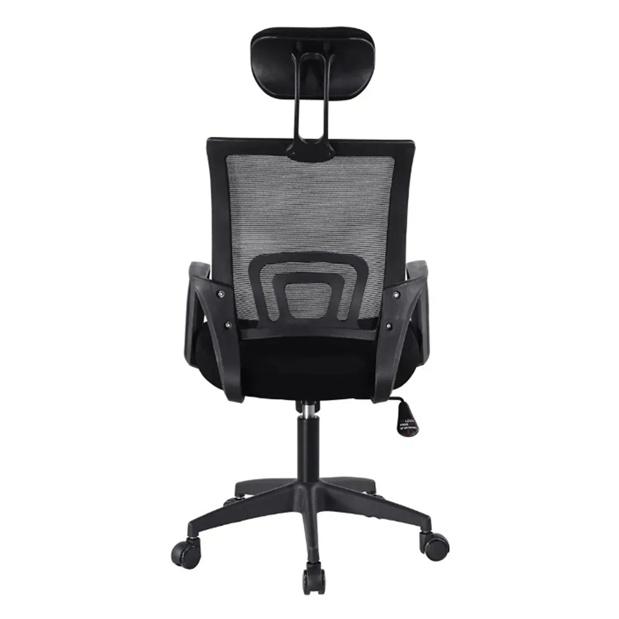 Silla Gerencial Negro 52x105cm con Apoya Brazos con Soporte Lumbar y con Apoya Cabezas - SILLAS DE OFICINA | Bylmo