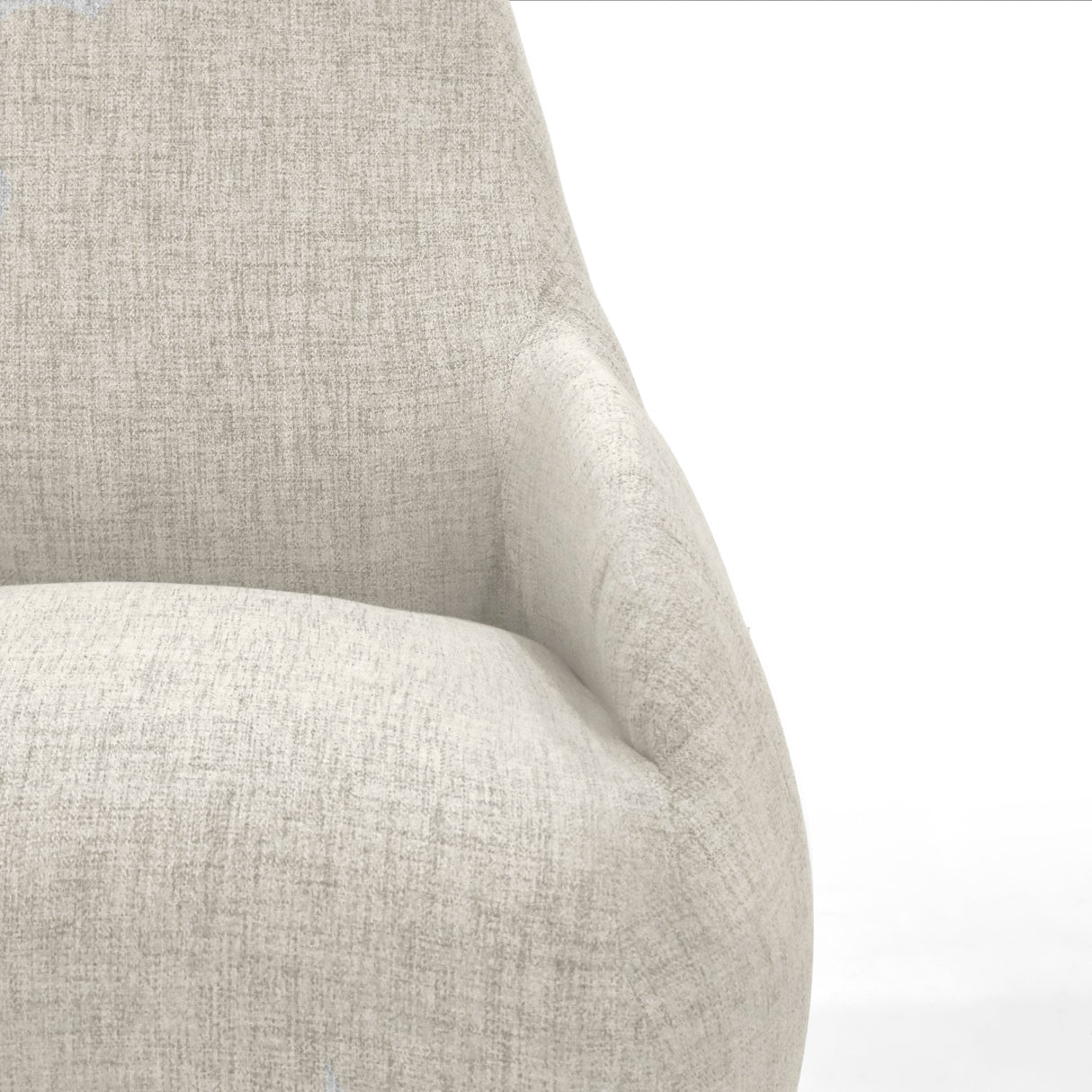 Poltrona Rusell Taupe y Matiz Caoba 77x95cm de Un Puesto con Apoya Brazos - SOFAS Y POLTRONAS | Bylmo