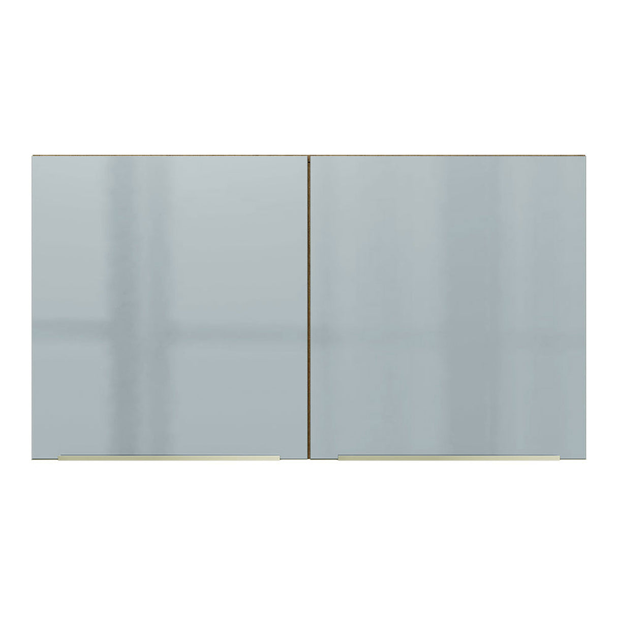 Mueble Superior de Cocina Lux Marrón y Gris 120x66cm con Cuatro Entrepaños y Dos Puertas - MUEBLES SUPERIORES DE COCINA | Bylmo