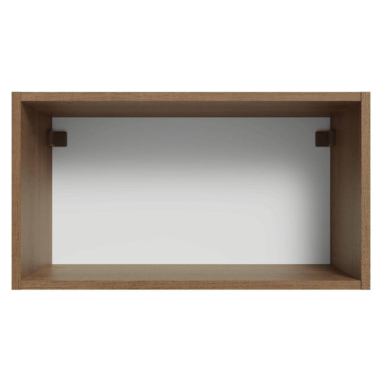 Mueble Superior de Cocina Vik Marrón y Gris 60x33cm con Un Entrepaño y Una Puerta - MUEBLES SUPERIORES DE COCINA | Bylmo