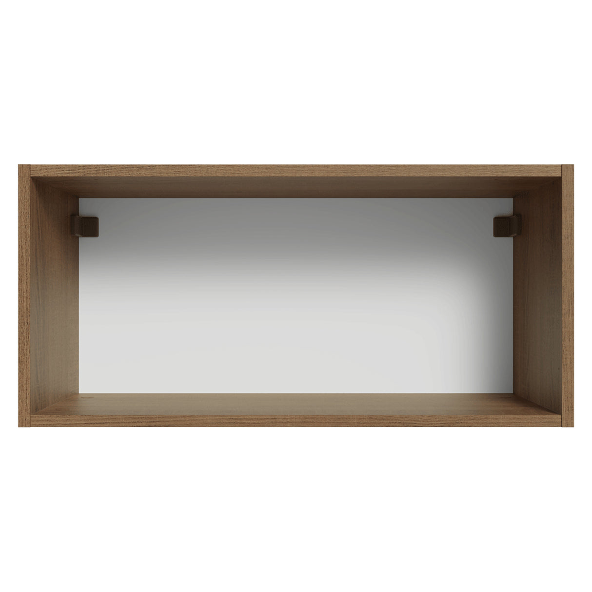 Mueble Superior de Cocina Vik Marrón y Verde 70x33cm con Un Entrepaño y Una Puerta - MUEBLES SUPERIORES DE COCINA | Bylmo
