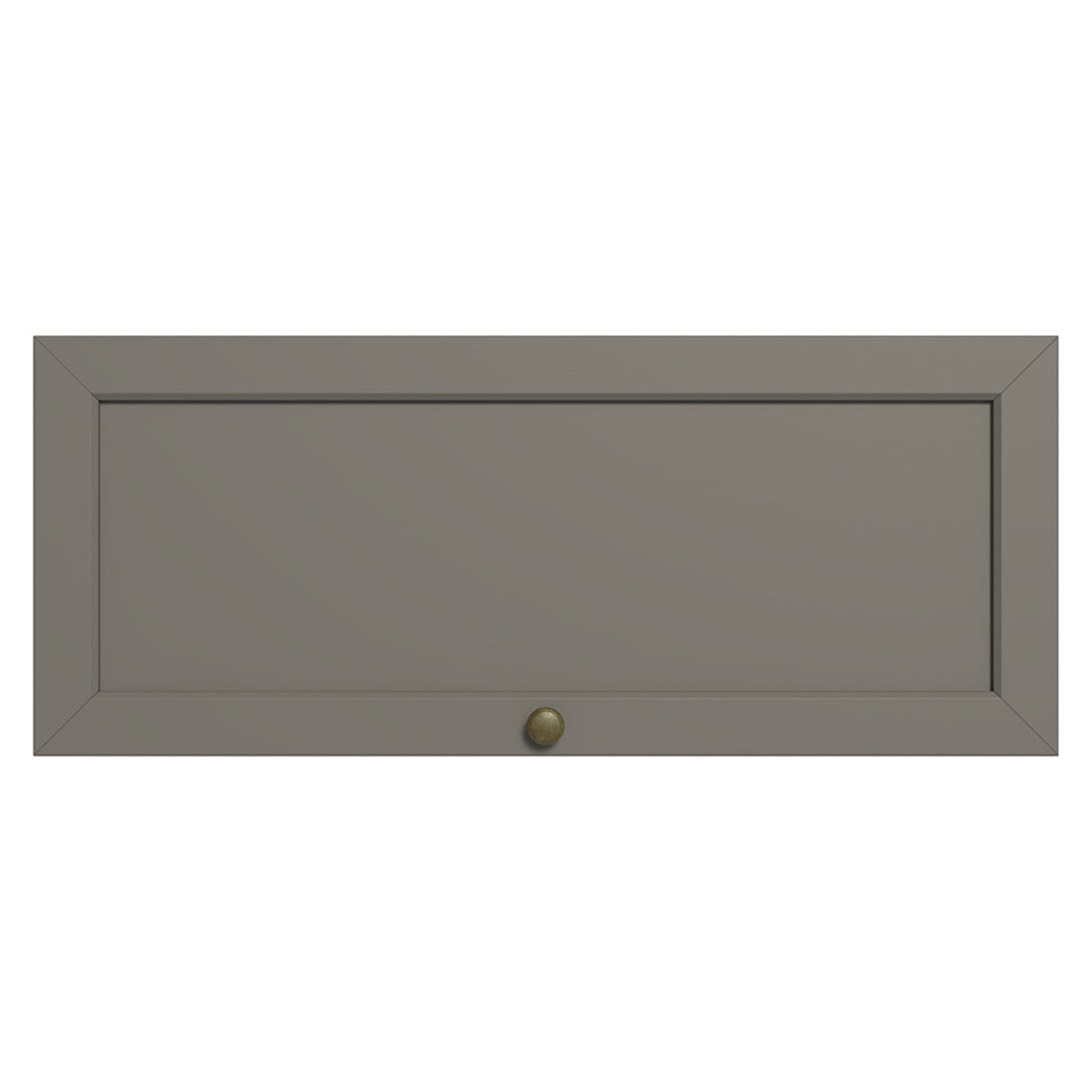 Mueble Superior de Cocina Vik Marrón y Gris 80x33cm con Un Entrepaño y Una Puerta - MUEBLES SUPERIORES DE COCINA | Bylmo