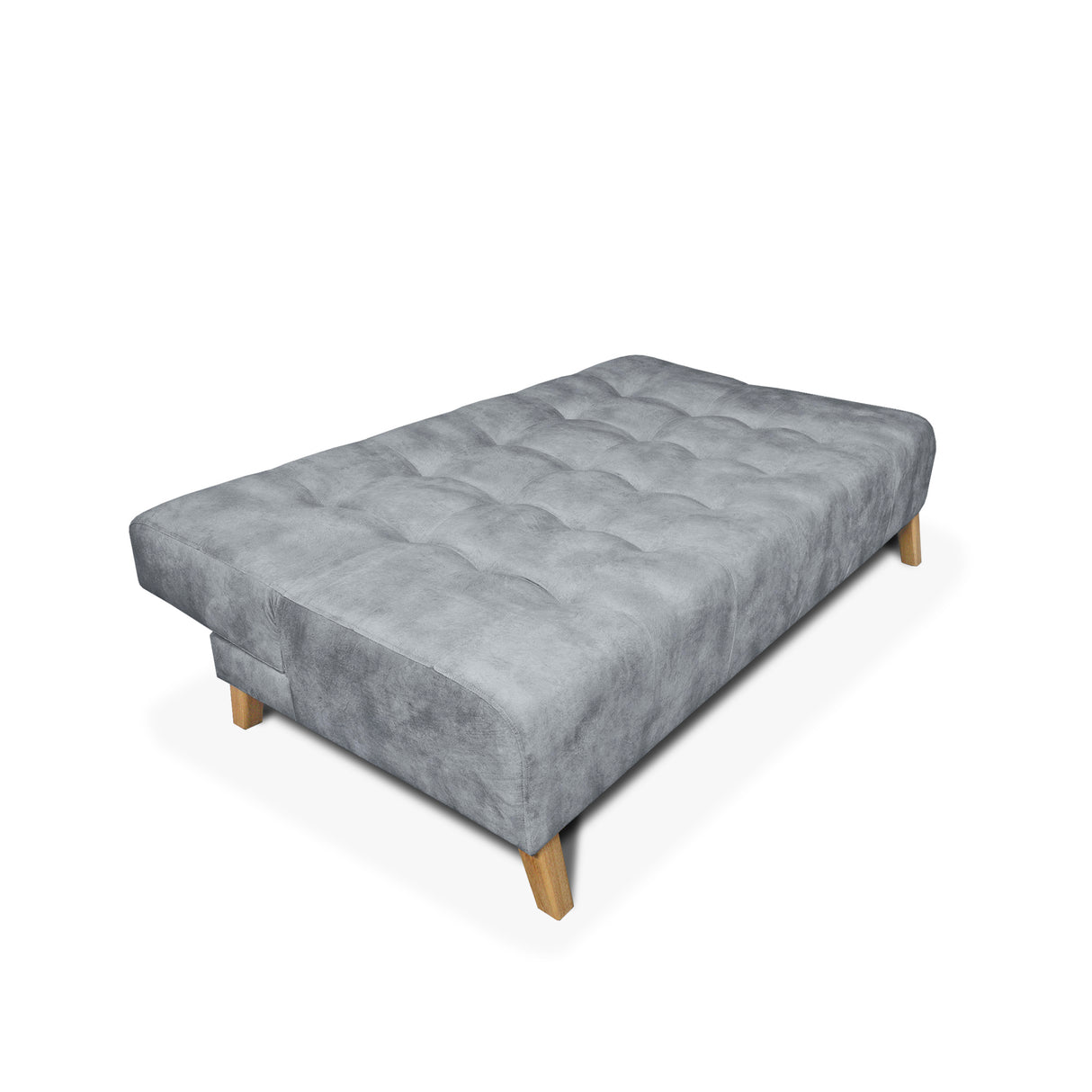 Sofacama Leroy Gris 180x85cm Reclinable de Tres Puestos con Apoya Brazos - SOFAS Y POLTRONAS | Bylmo