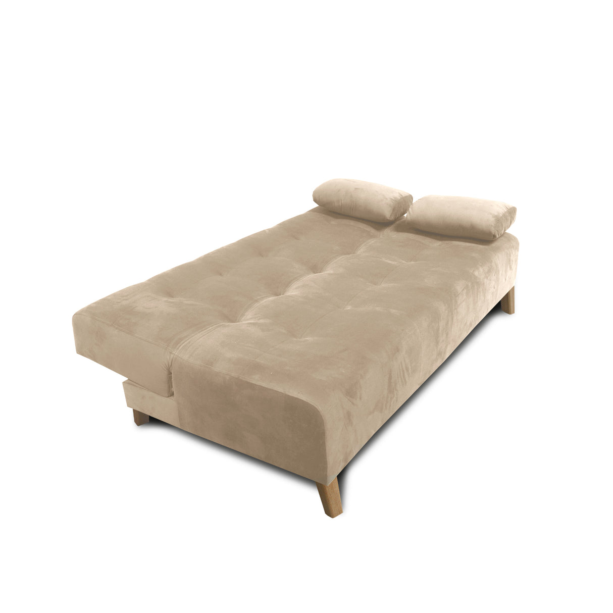 Sofacama Glaser Camel 180x85cm Reclinable de Tres Puestos con Apoya Brazos - SOFAS Y POLTRONAS | Bylmo