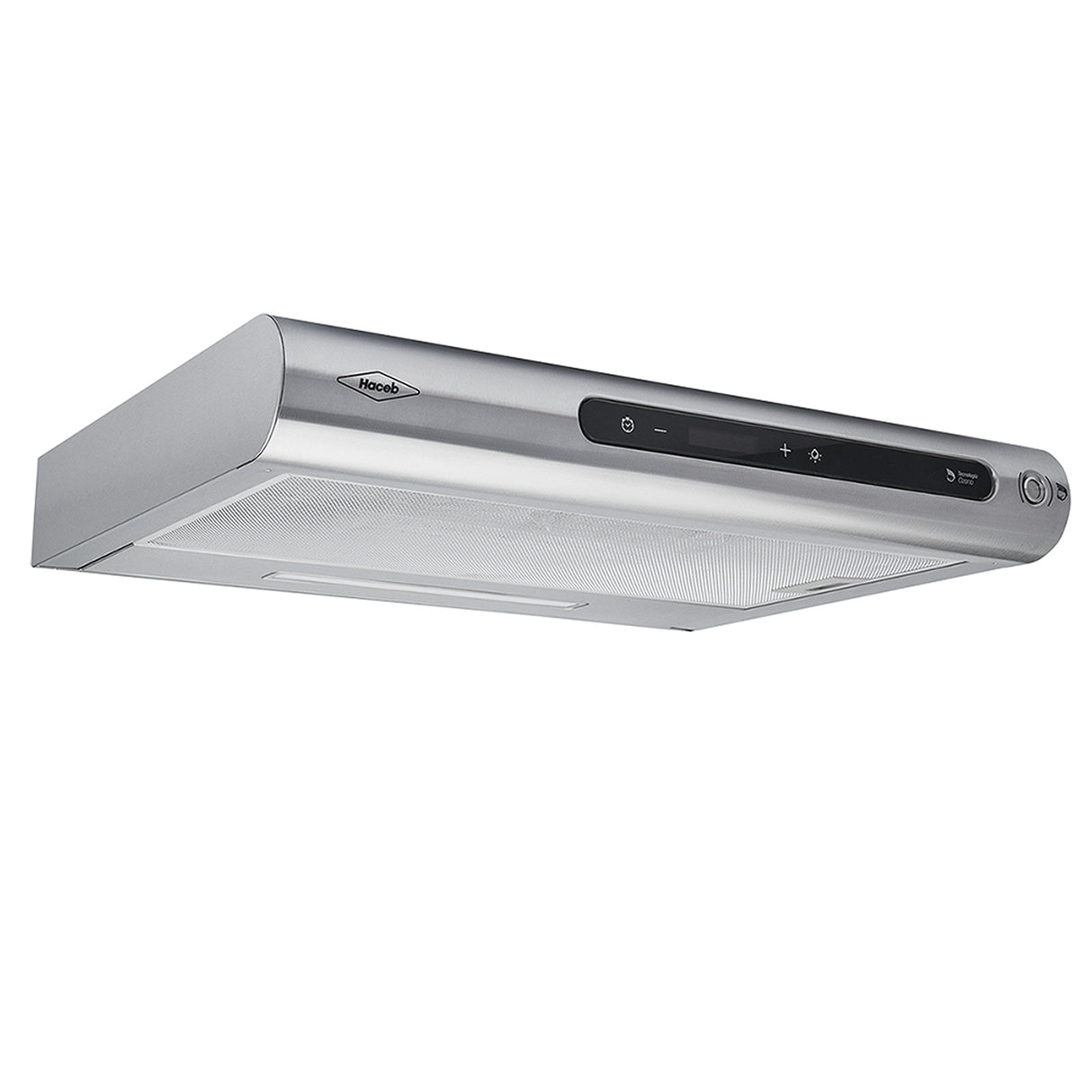 Campana Extractora Haceb Tofu Negro 59.6x8.4cm 110 Voltios de Tres Velocidades con Pantalla Digital y con Iluminación - CAMPANAS Y EXTRACTORES | Bylmo