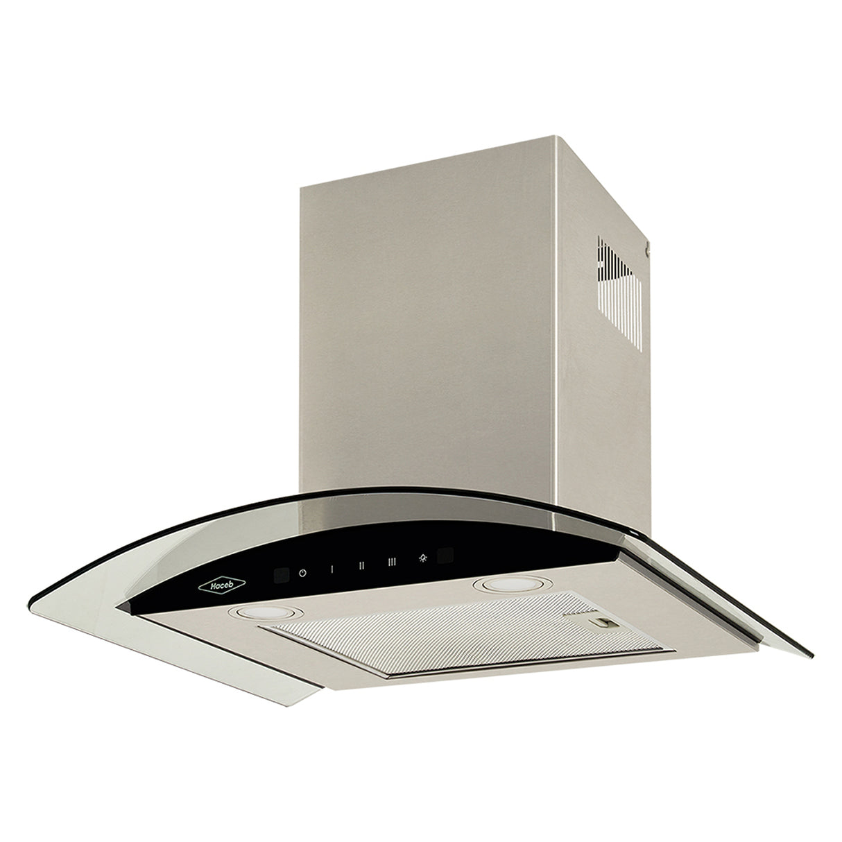 Campana Península Haceb Negro 65.5x42.5cm 110 Voltios de Tres Velocidades con Pantalla Digital y con Iluminación - CAMPANAS Y EXTRACTORES | Bylmo
