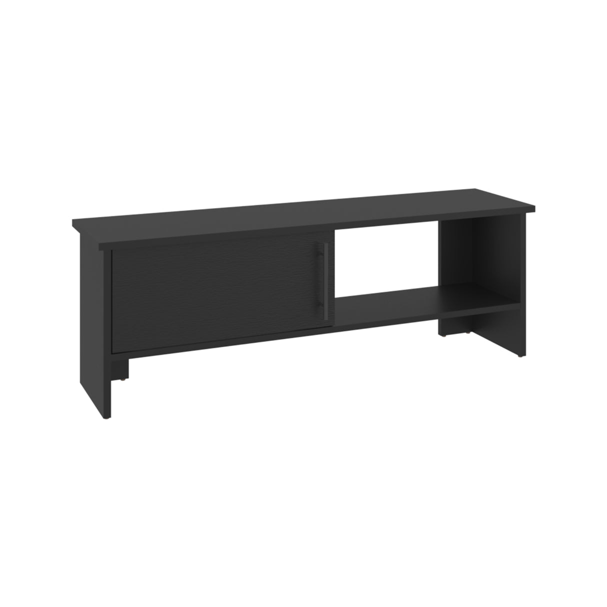 Mesa para TV Navia Wengue 120.3x42.1cm para TV Hasta 55 Pulgadas con Un Compartimiento - MUEBLES DE TV | Bylmo