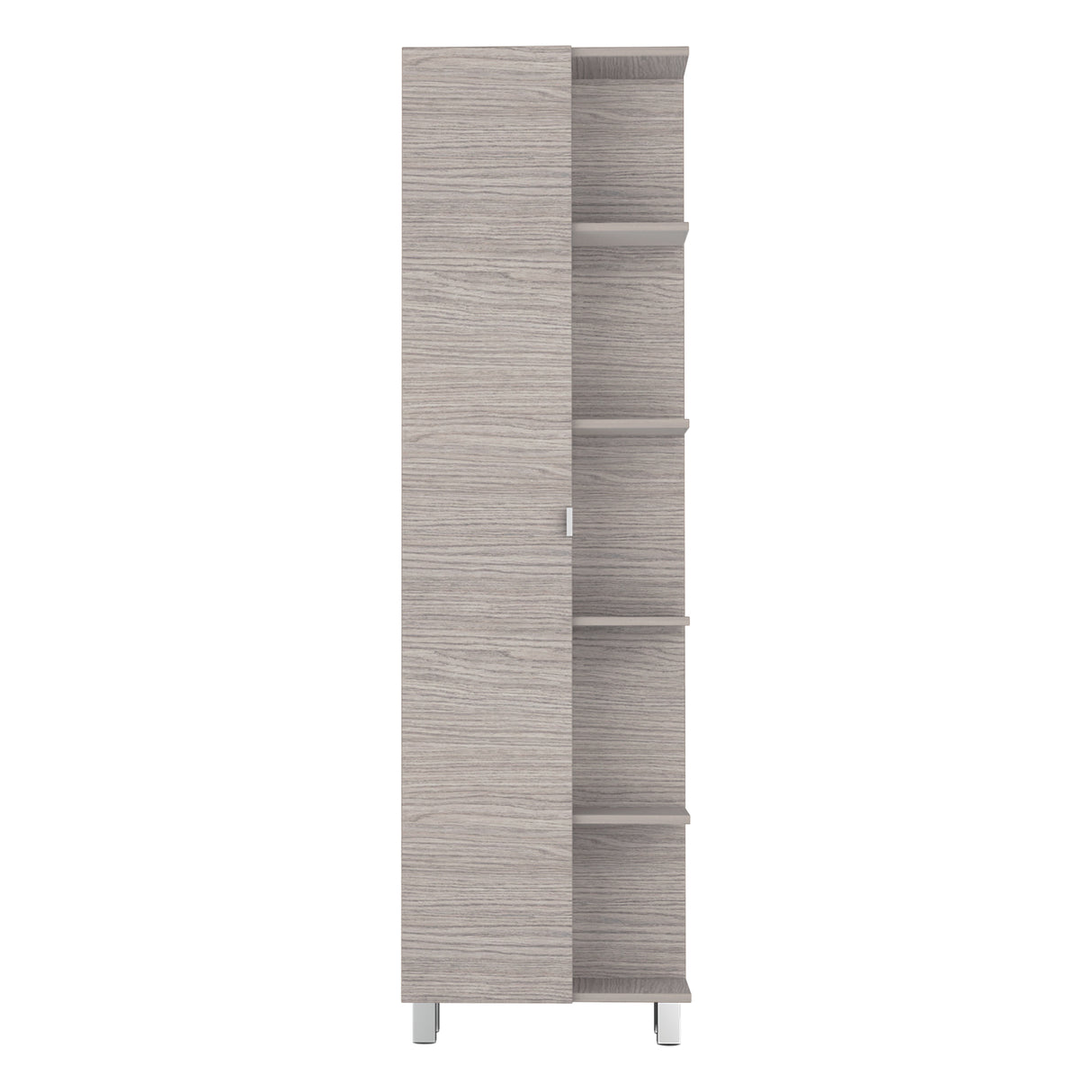 Optimizador de Baño Bath Positano y Blanco 51.2x178.1cm con Siete Entrepaños
