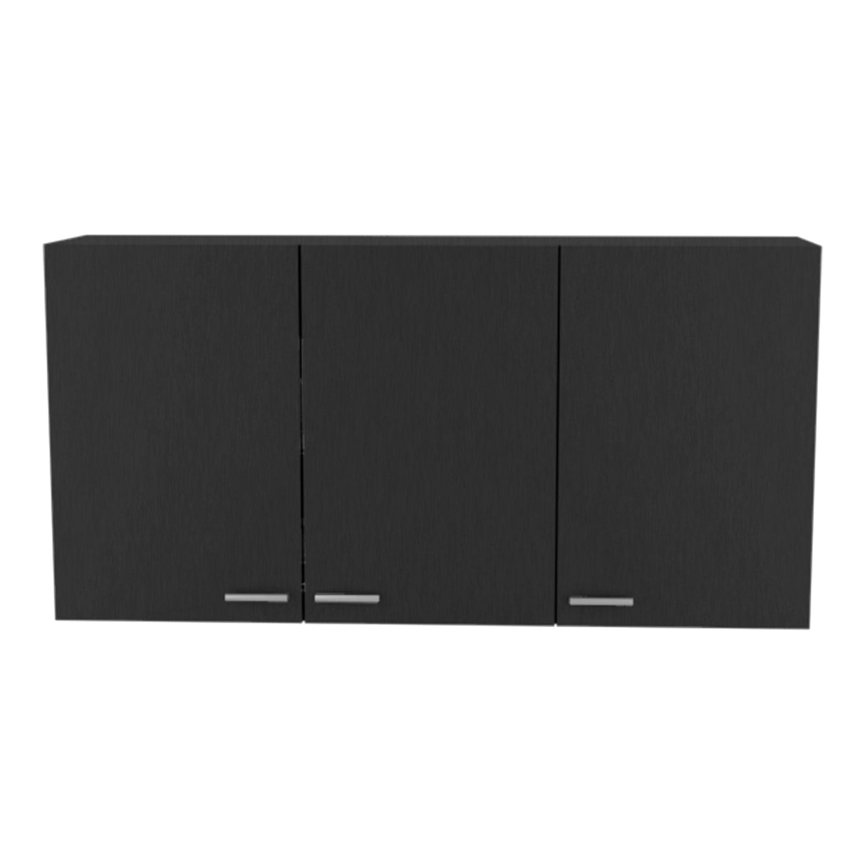 Mueble Superior de Cocina Superior Wengue 120x60cm con Tres Puertas y Un Entrepaño