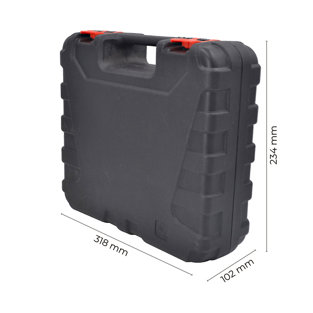 Set de Taladro Percutor Kalley Negro y Rojo 31.8x23.4cm