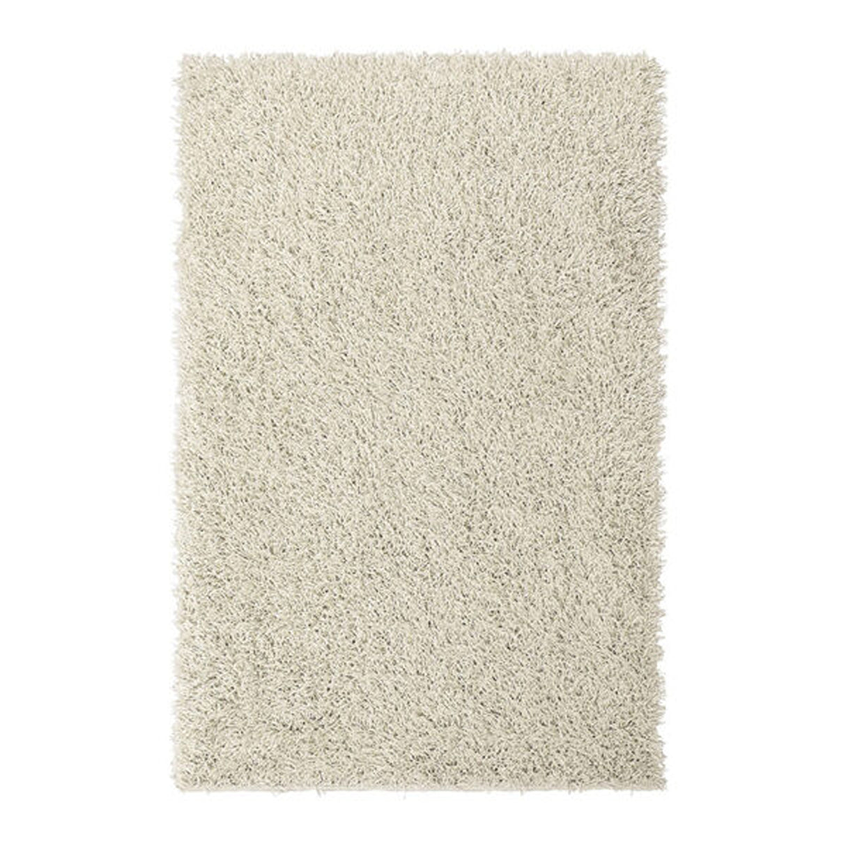 Alfombra Hawaii Blanco Crema 150x100cm Rectangular Suave para Sala De Estar Fondo Entero