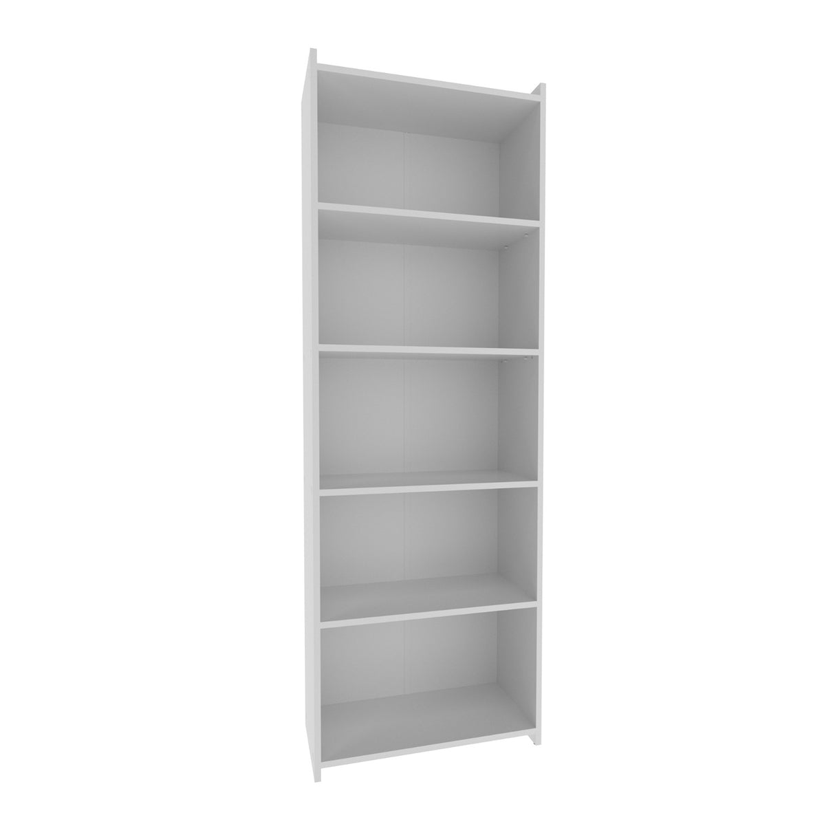 Biblioteca Paris Blanco 56.4x165.3cm con Cinco Entrepaños