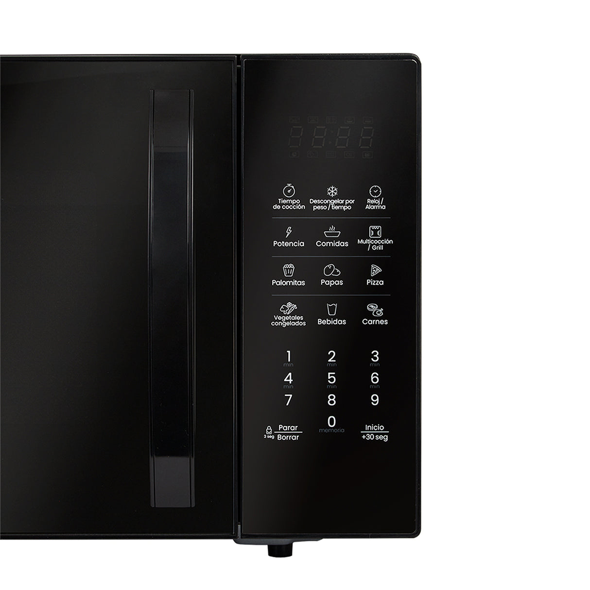 Horno Microondas Haceb Negro 48.5x29.3cm de 25 Litros con 12 Funciones