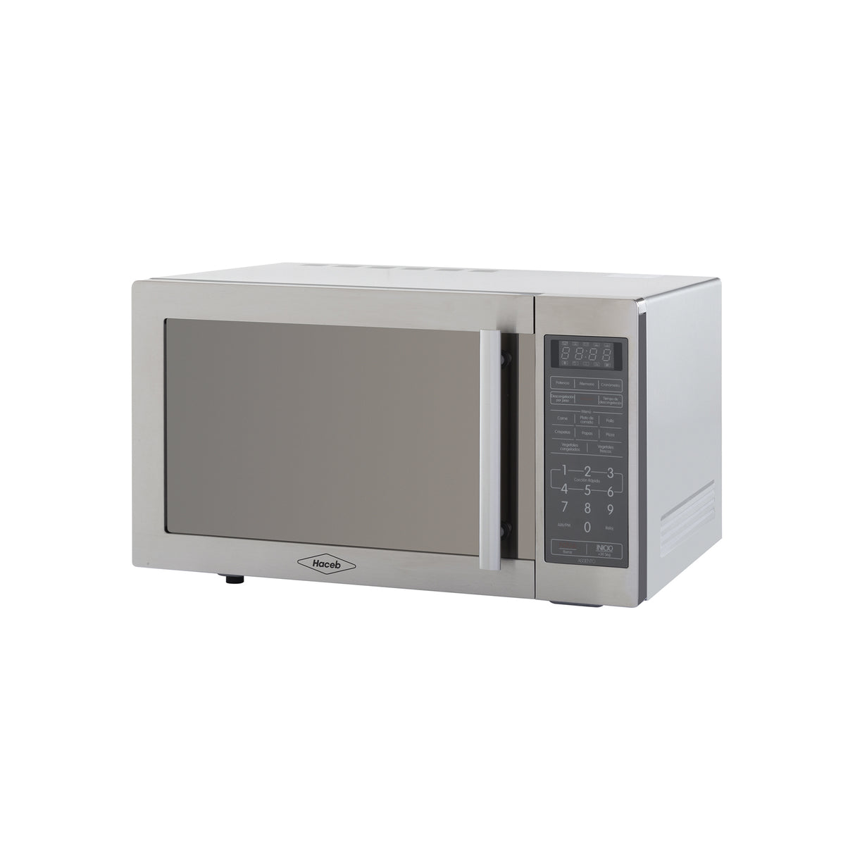 Horno Microondas Haceb Inox 43.6x30.6cm de 31 Litros con 14 Funciones