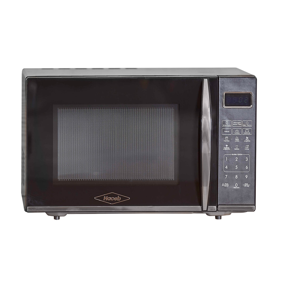 Horno Microondas Haceb Negro 43.8x32.6cm de 31 Litros con 12 Funciones