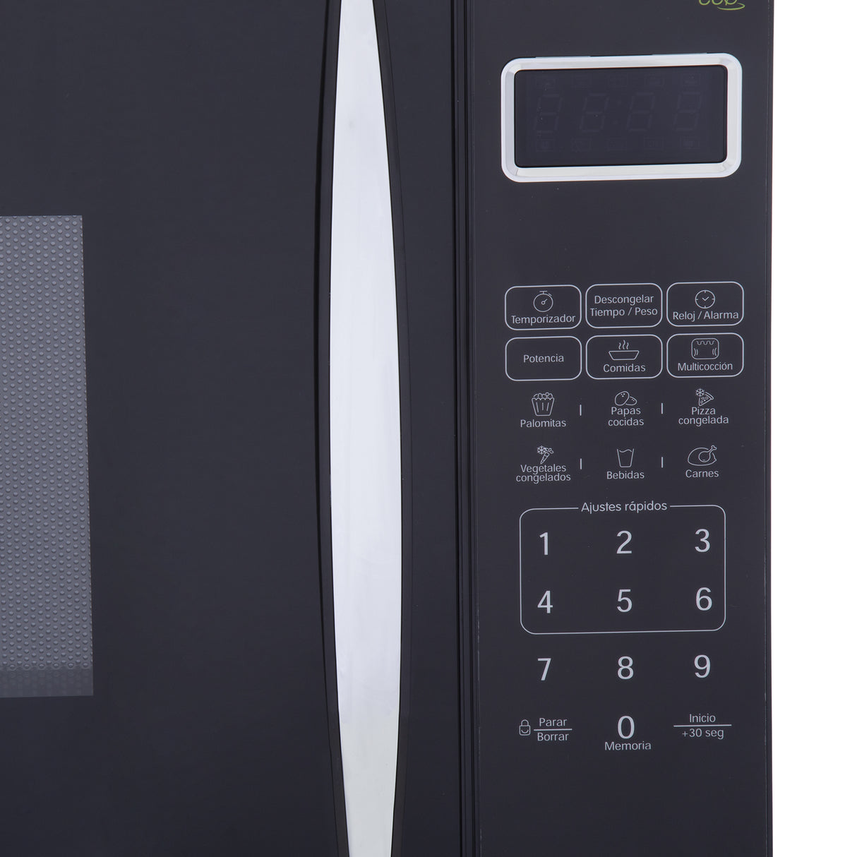 Horno Microondas Haceb Negro 43.8x32.6cm de 31 Litros con 12 Funciones