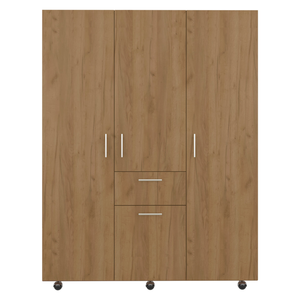 Closet Amalfi Fresno Europeo 140x183cm con Cuatro Puertas y con Un Cajón