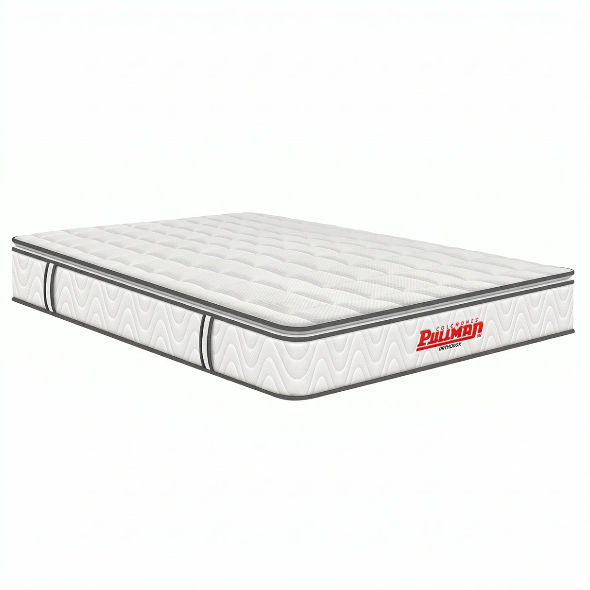 Colchón Enrollado Orthopack BTU Blanco Semidoble 120 X 190 Cm Ortopedico Firmeza Medio con Pillow Sencillo