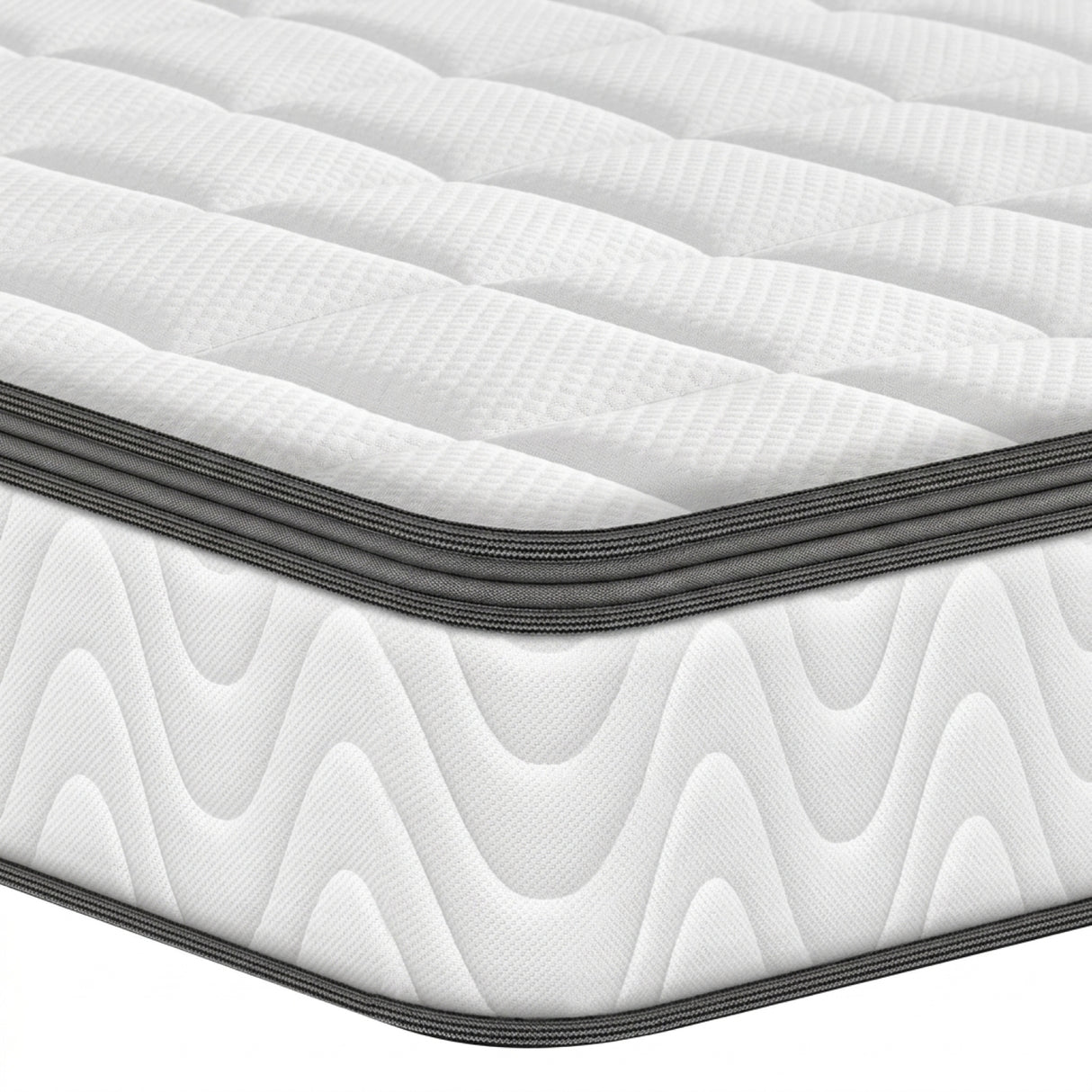 Colchón Enrollado Orthopack BTU Blanco Doble 140 X 190 Cm Ortopedico Firmeza Medio con Pillow Sencillo