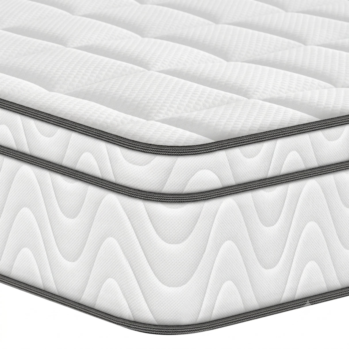 Colchón Enrollado Orthopack Euro U Blanco Doble 140 X 190 Cm Ortopedico Firmeza Medio con Pillow Sencillo