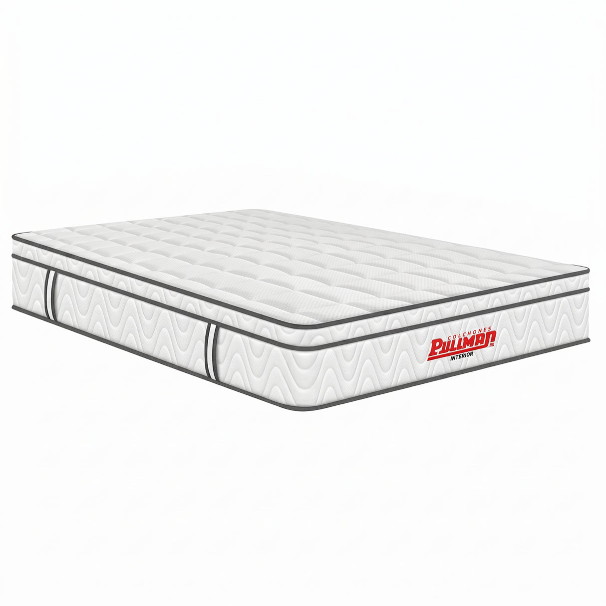 Colchón Enrollado Orthopack Euro U Blanco Queen 160 X 190 Cm Ortopedico Firmeza Medio con Pillow Sencillo