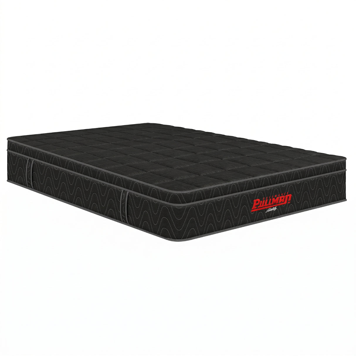 Colchón Enrollado Orthopack Euro U Negro Queen 160 X 190 Cm Ortopedico Firmeza Medio con Pillow Sencillo