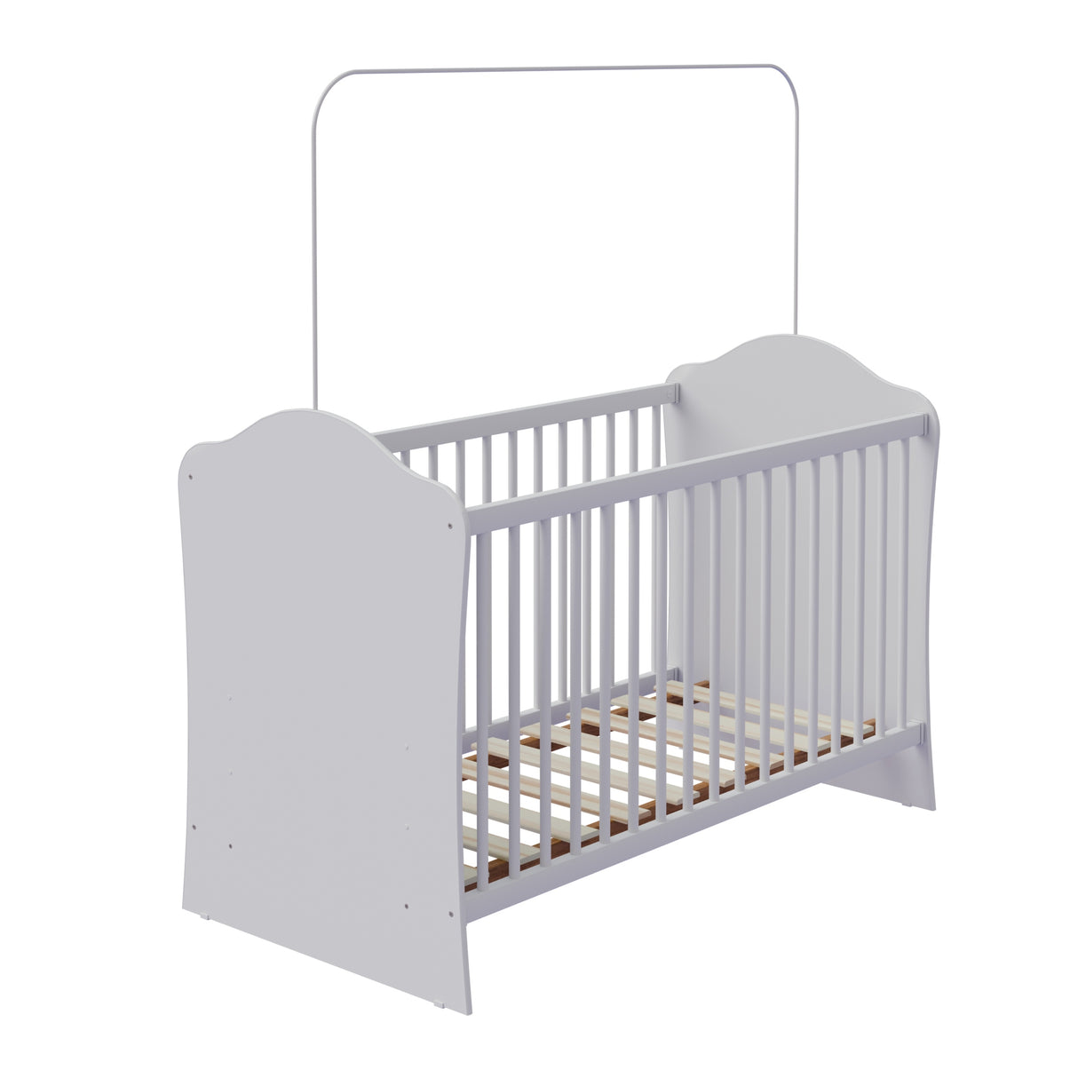 Cuna Dulces Sueños Blanco 68.5x91.5cm para colchón Infantil 60 X 130 Cm con Cabecero y con Colchón
