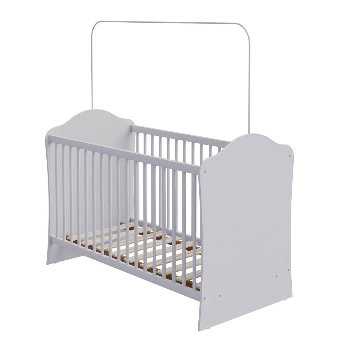 Cuna Dulces Sueños Blanco 68.5x91.5cm para colchón Infantil 60 X 130 Cm con Cabecero y con Colchón