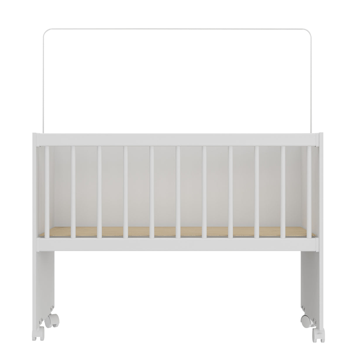 Cuna Sueños Compartidos Blanco 68.5x91.5cm para colchón Infantil 60 X 130 Cm con Cabecero y con Colchón