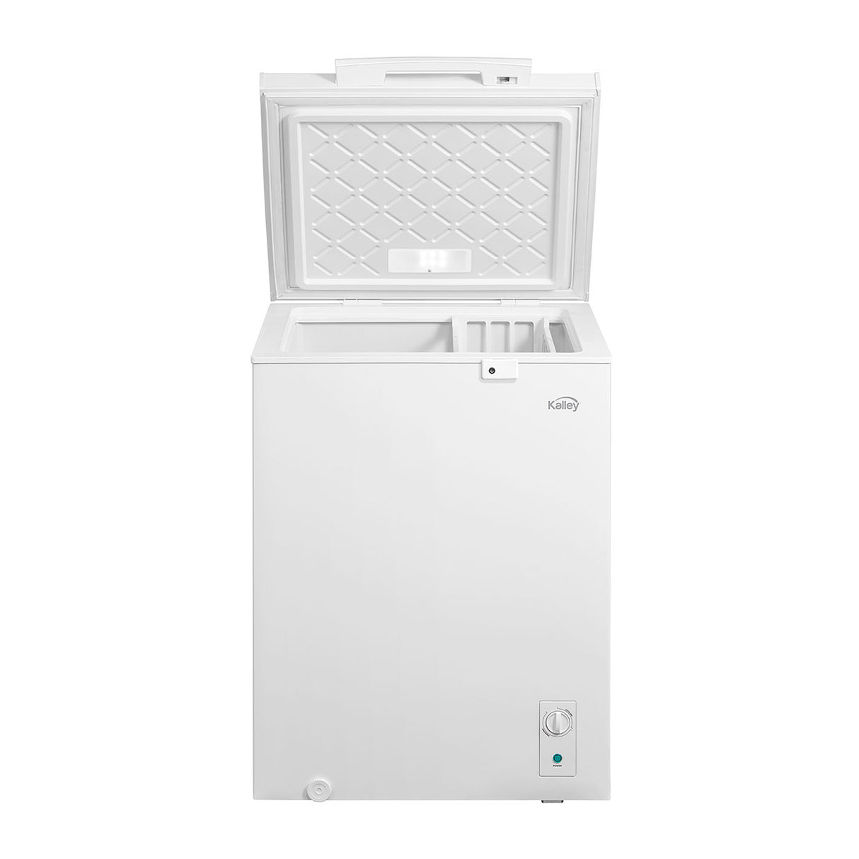 Congelador Kalley Inverter Dual Blanco 56x85cm de 143 Litros con Iluminación Interna