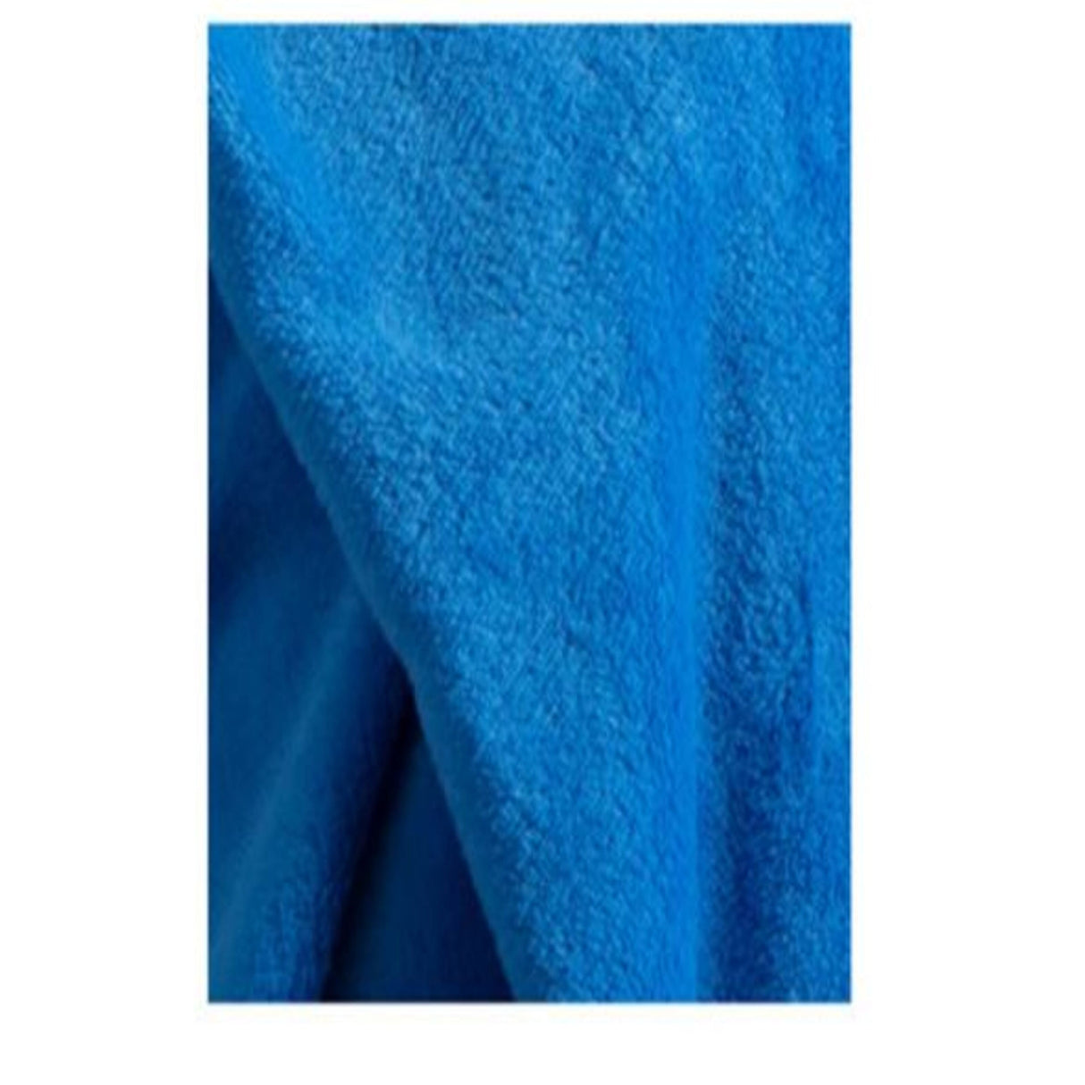 Cobija Flannel Fleece Azul 200x230cm Fondo Entero Suave y Ligera
