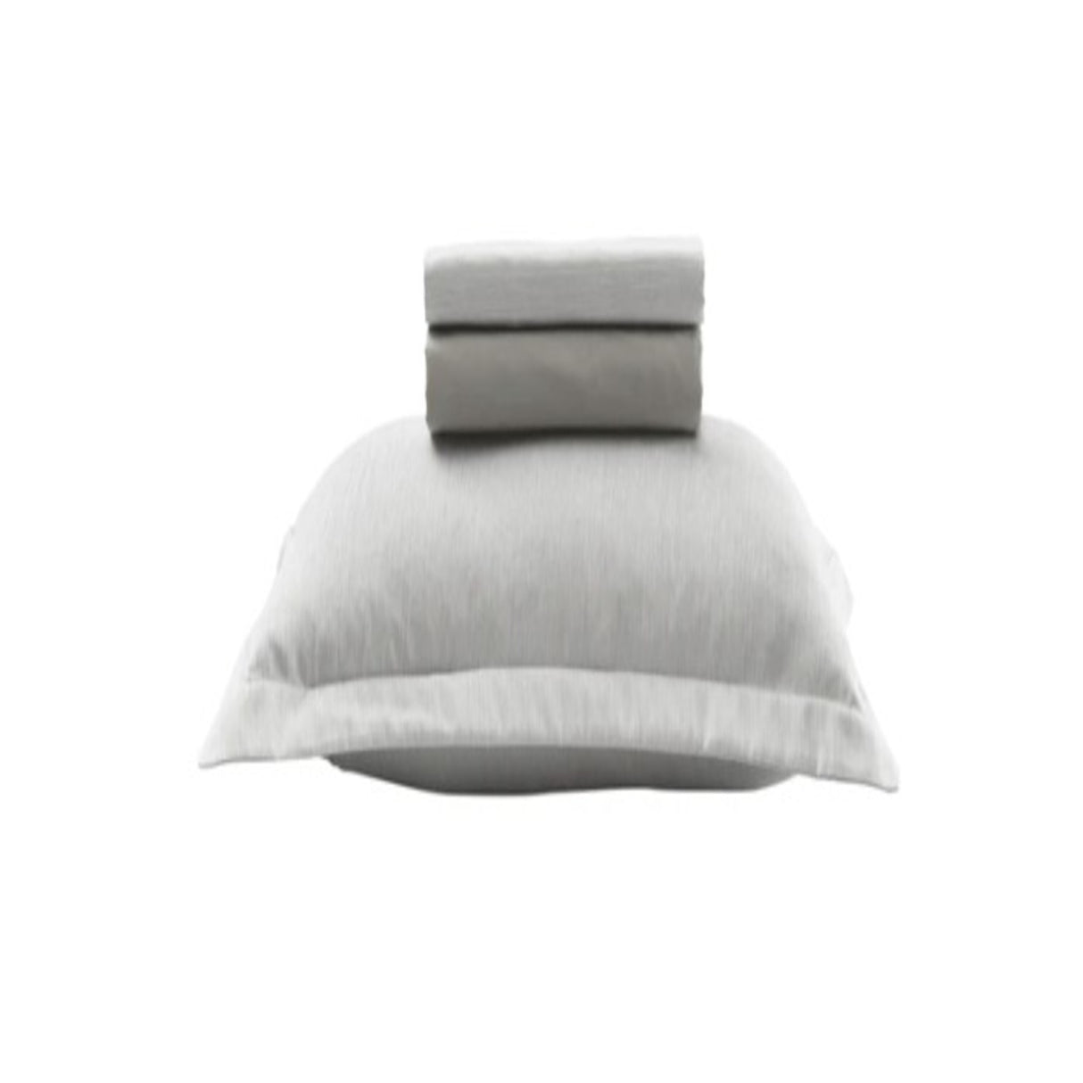 Juego de Sabanas Vision Gris para Cama Sencilla 100 X 190 Cm 180 Hilos Fondo Entero