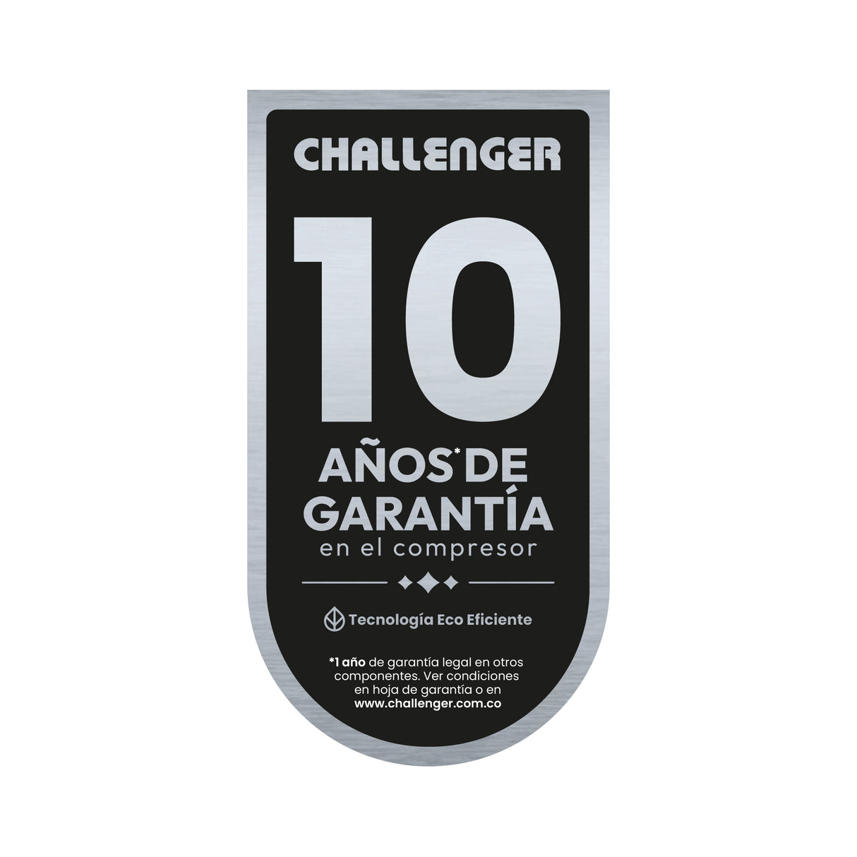 Nevecón No Frost Challenger Side by Side Inverter Dark Inox 84x176.5cm de 430 Litros con Pantalla Digital