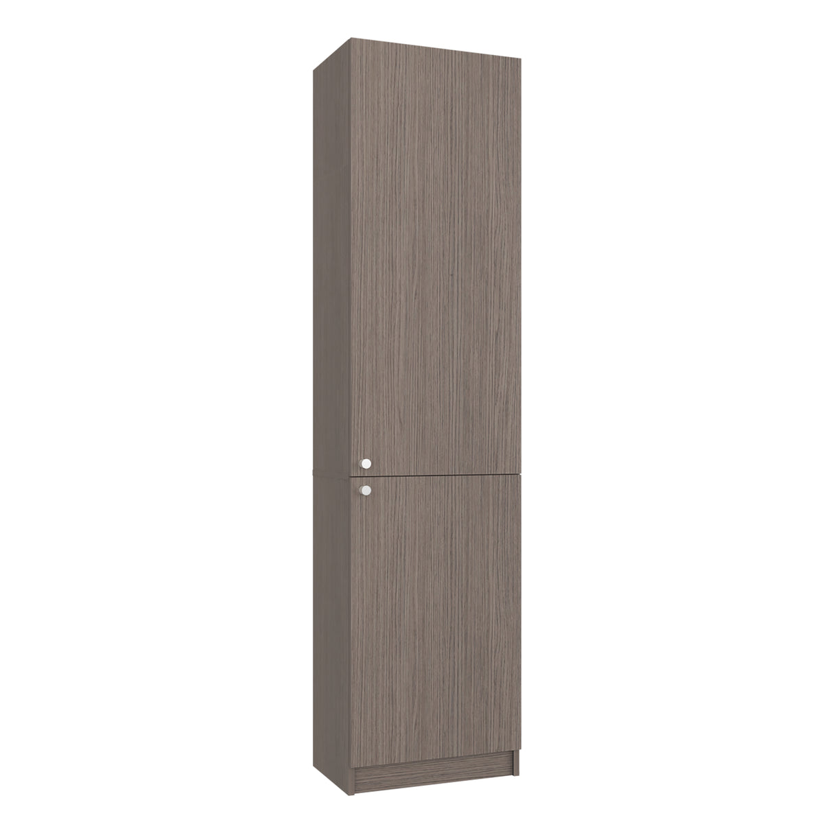 Estantería E-M5 Gris Positano y Wengue 45x180.6cm con Cinco Compartimientos y con Tres Entrepaños