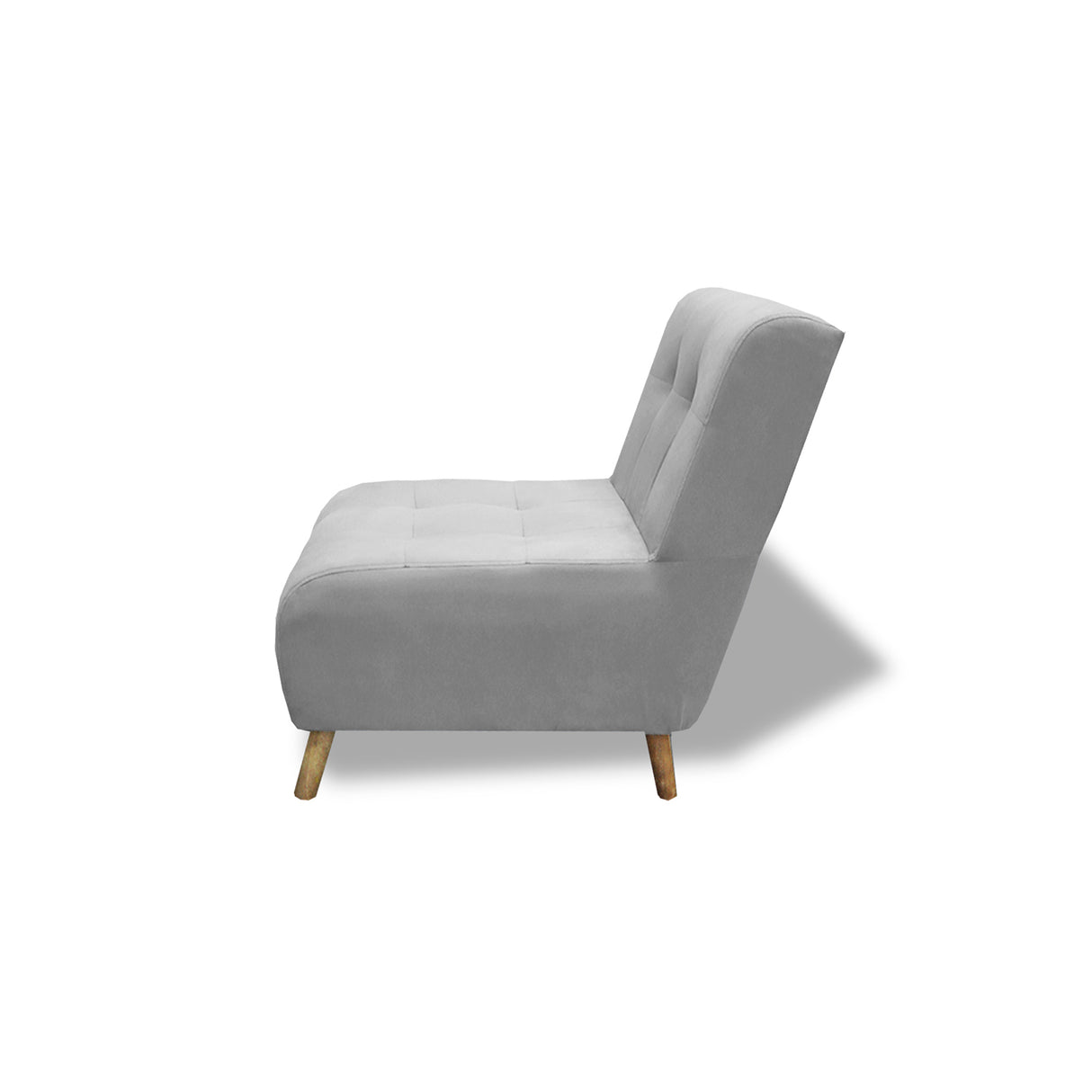 Poltrona Milan Plata 60x95cm de Un Puesto sin Apoya Brazos