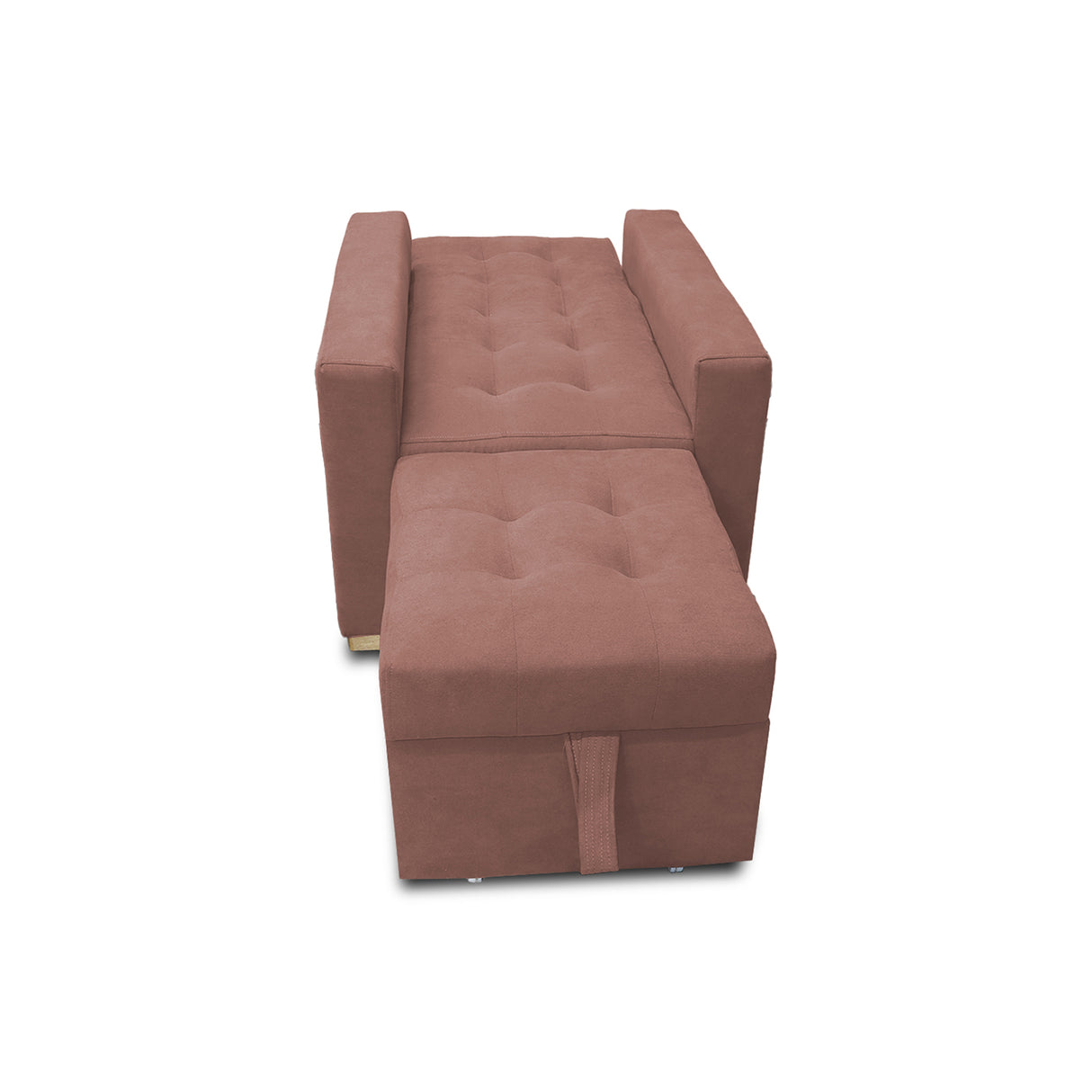 Poltrona Mood Camel 80x95cm de Un Puesto Reclinable sin Apoya Brazos