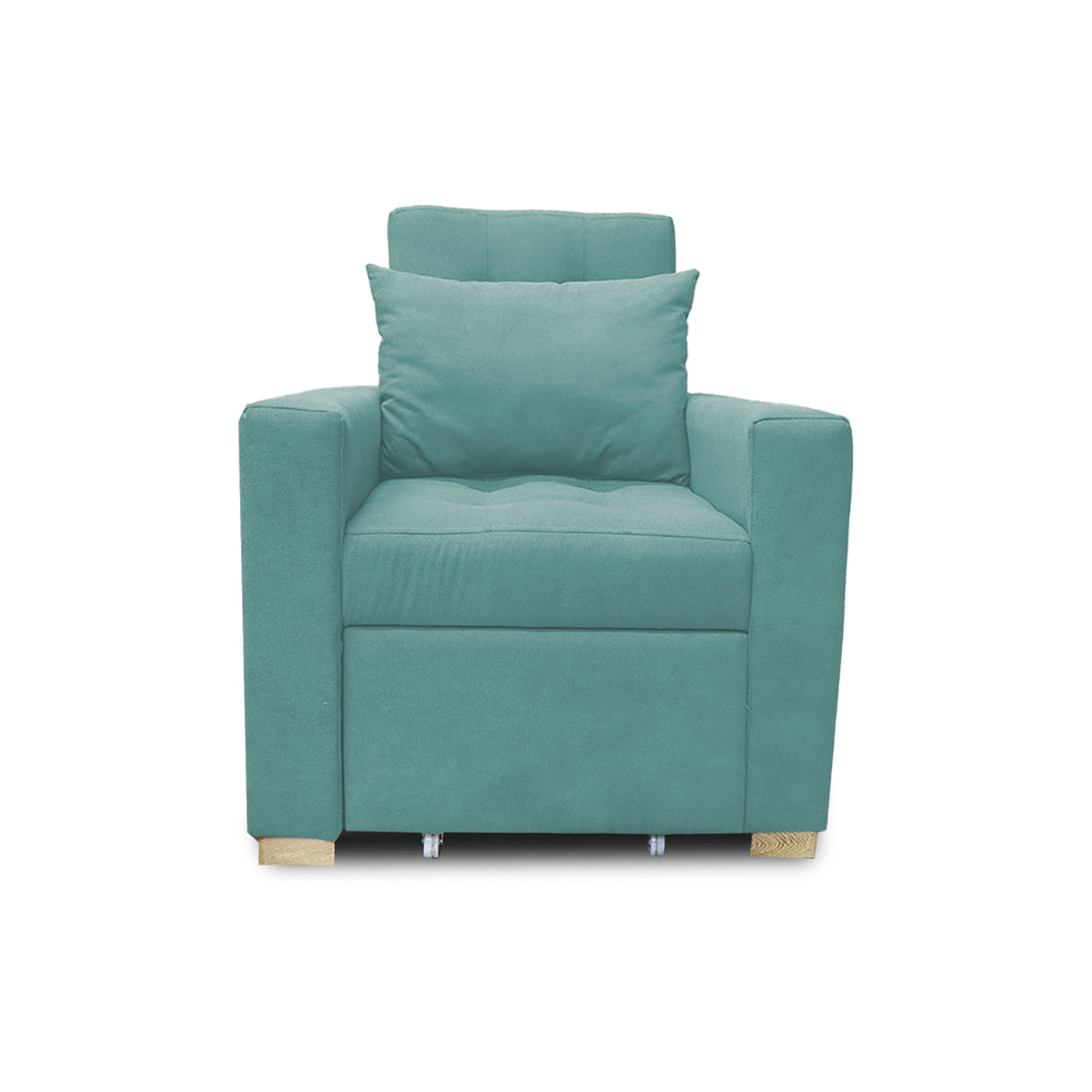 Poltrona Mood Menta 80x95cm de Un Puesto Reclinable sin Apoya Brazos