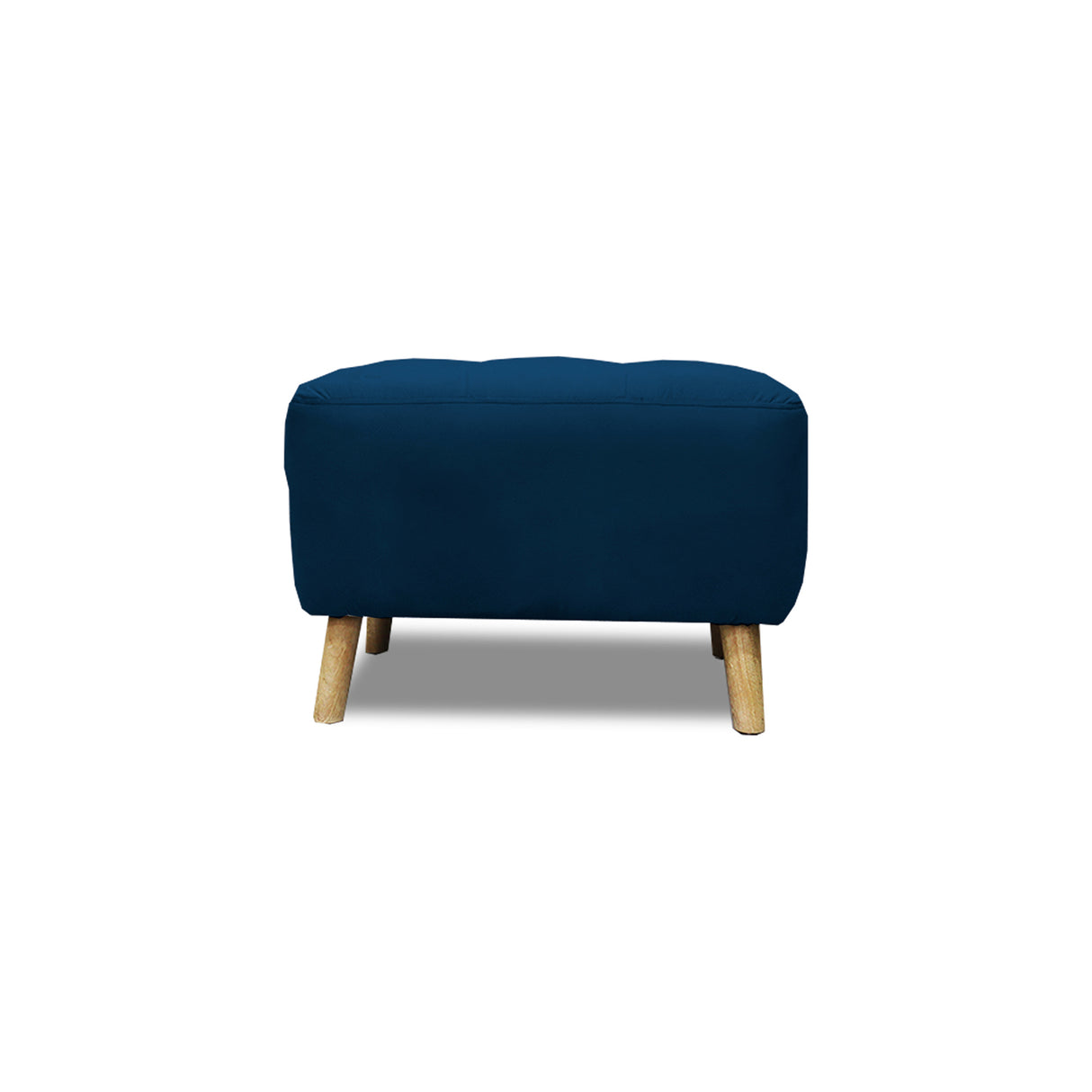 Puff Milan Azul 60x42cm de Un Puesto sin Apoya Brazos