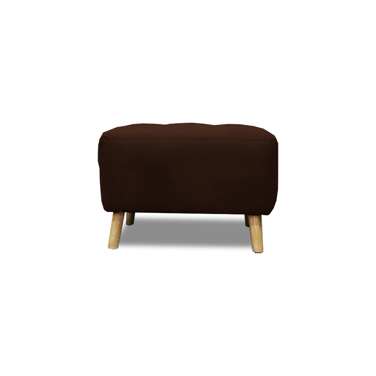 Puff Milan Marron 60x42cm de Un Puesto sin Apoya Brazos