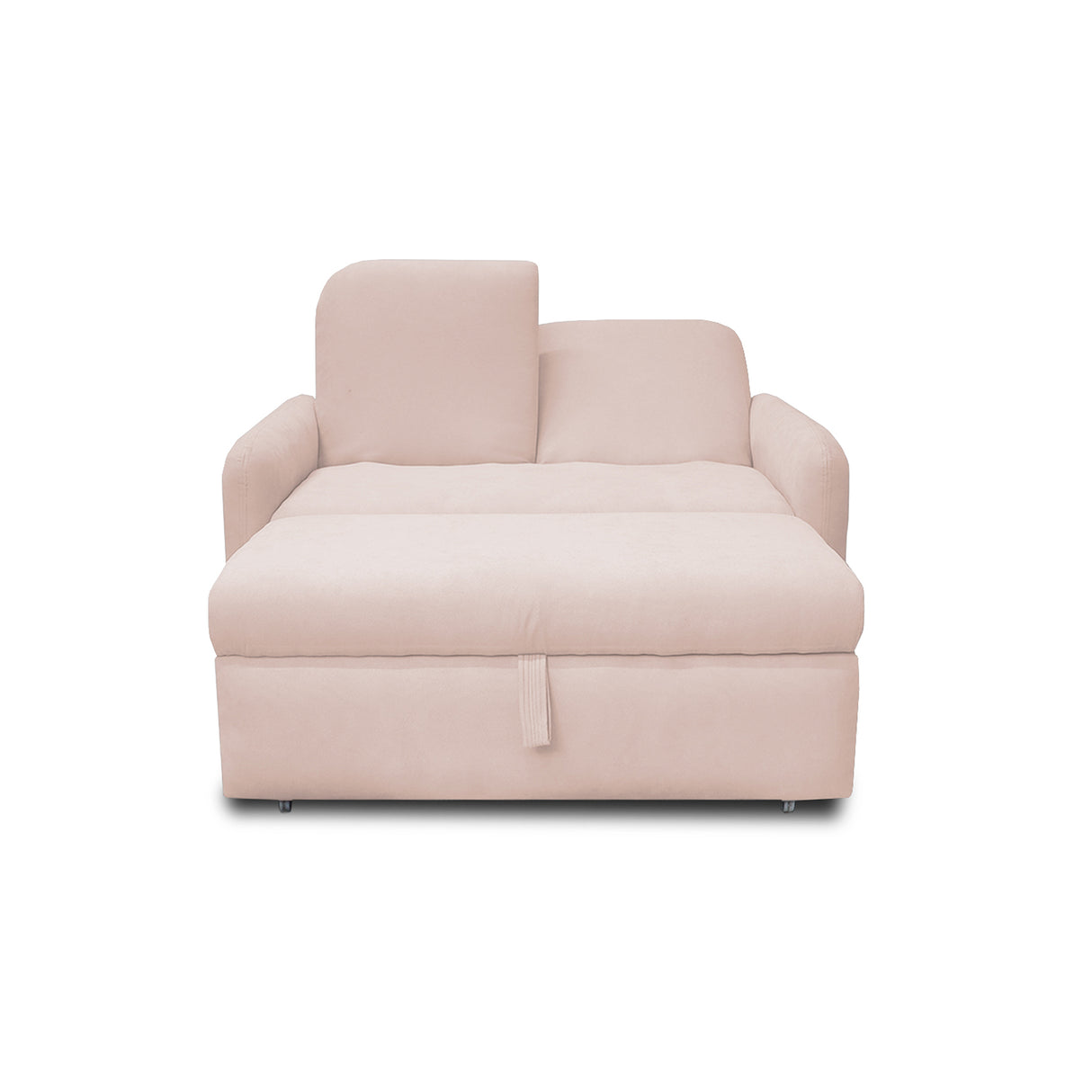 Sofacama Nube Beige 120x95cm de Dos Puestos Reclinable con Apoya Brazos