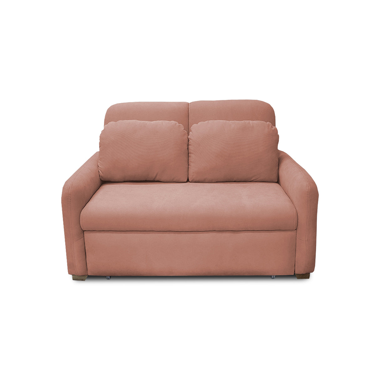 Sofacama Nube Camel 120x95cm de Dos Puestos Reclinable con Apoya Brazos
