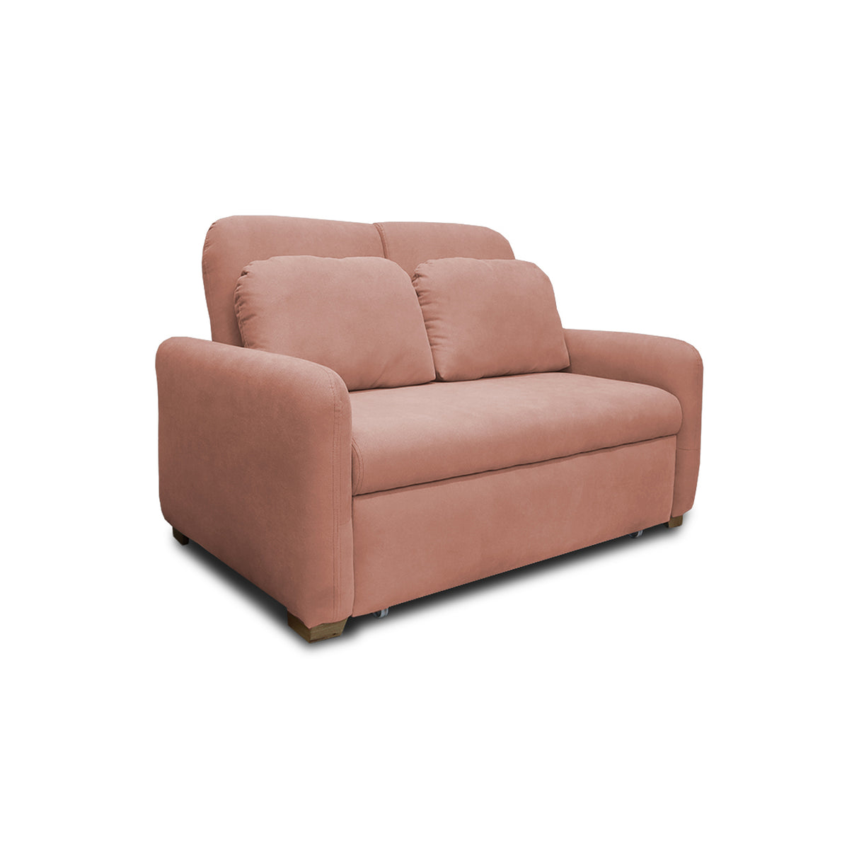 Sofacama Nube Camel 120x95cm de Dos Puestos Reclinable con Apoya Brazos