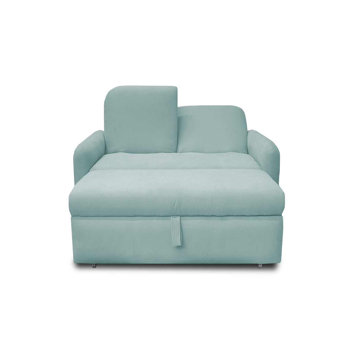 Sofacama Nube Menta 120x95cm de Dos Puestos Reclinable con Apoya Brazos