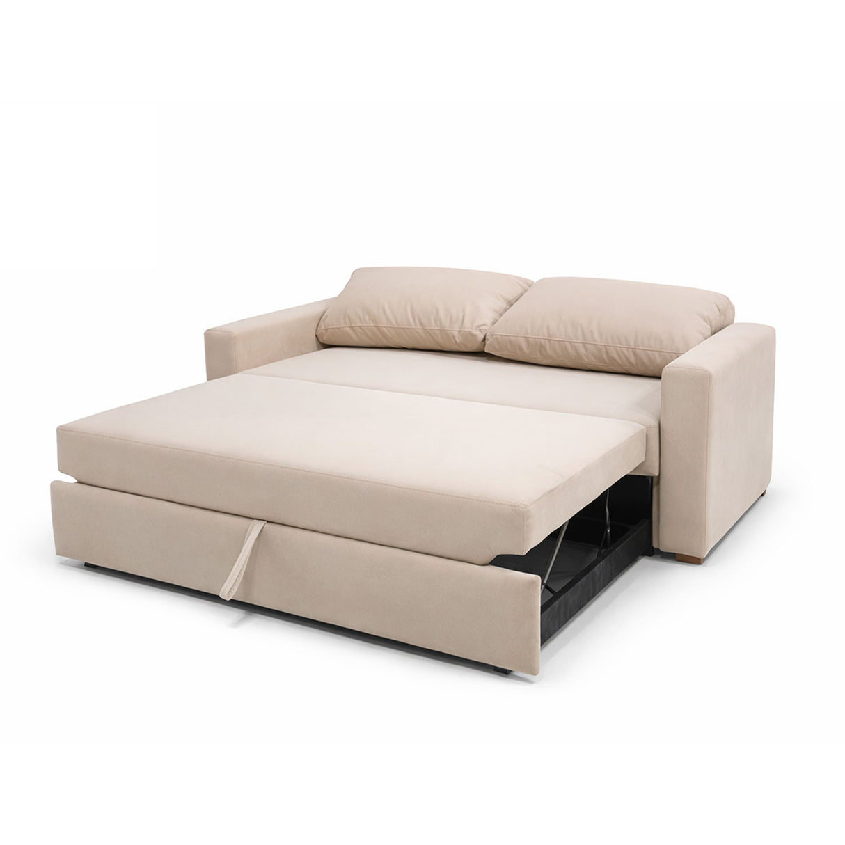 Sofá Cama Germany Beige 174x92cm de Tres Puestos Reclinable sin Appoya Brazos