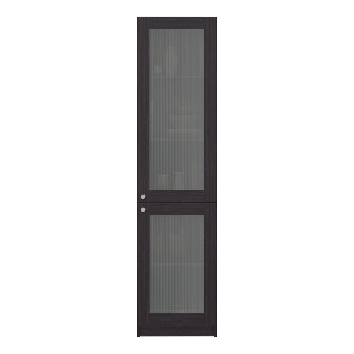 Estantería Home E-M6 Wengue 45x180.6cm Rectangular con Cuatro Entrepaños y Cinco Compartimientos