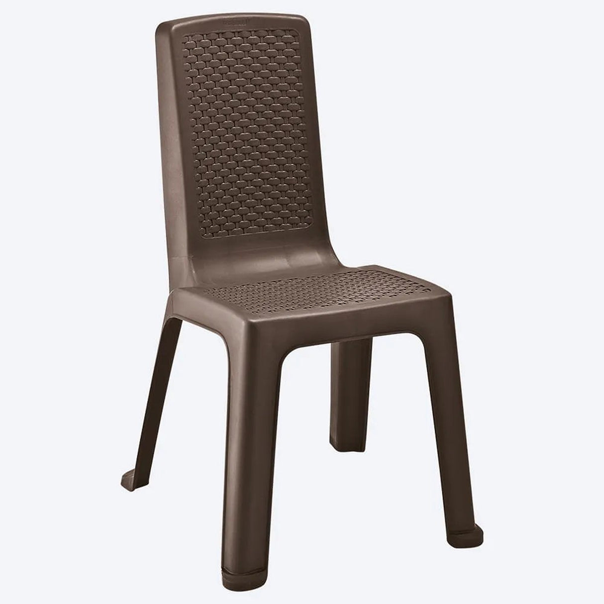 Set x 6 Sillas Eterna Wengue 49x86.5cm de Asiento Rectangular con Espaldar y sin Apoya Brazos