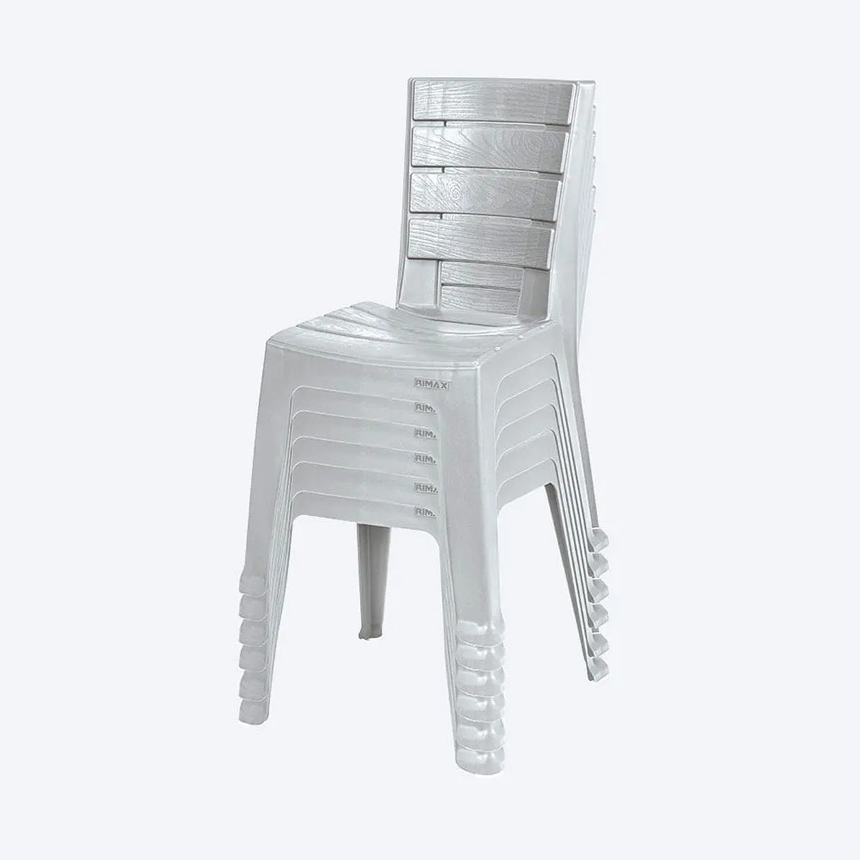 Set x 13 Sillas Barú Gris Hielo 46.9x81.6cm de Asiento Rectangular con Espaldar y sin Apoya Brazos