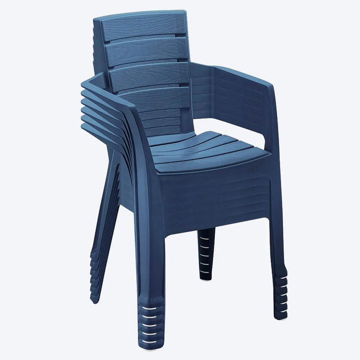 Set x 13 Sillas Barú Trendy Azul Petróleo 59x82.5cm de Asiento Rectangular con Espaldar y con Apoya Brazos